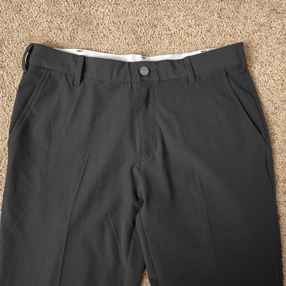NWT Adidas Golf Pants Mens 32x30 Black ADIULT REGEFTPNT AF1710 Performance $90 - Picture 3 of 15